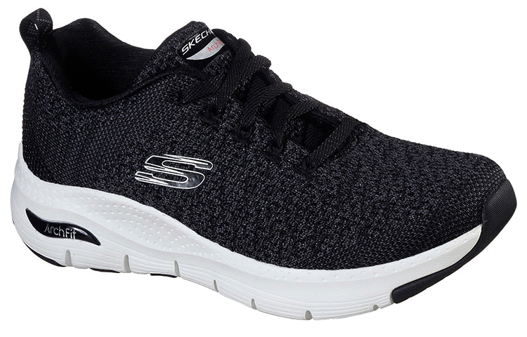 (WMNS) Skecththers Arch Fit-Infinite Adventure 'Black White' 149058-BKW