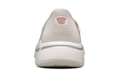(WMNS) Skecththers Go Walk Arch Fit Loafers Pink/White 896018-NAT