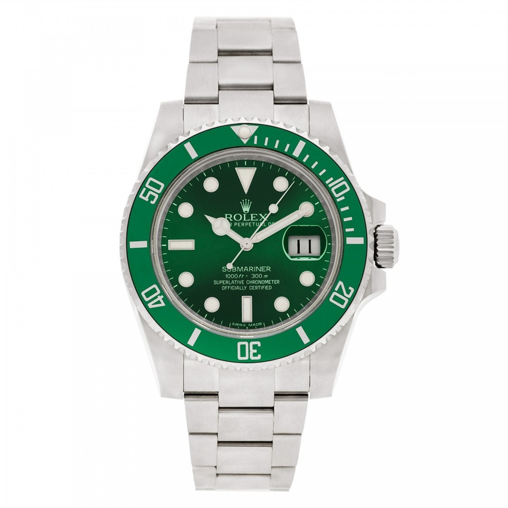 Submariner Silver/Green Multicolor dial 40mm