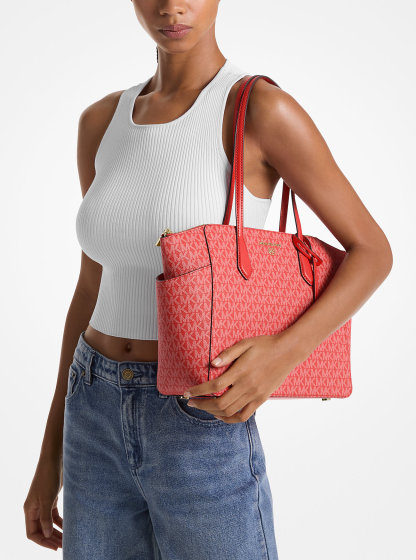 Marilyn Medium Signature Logo Tote Bag