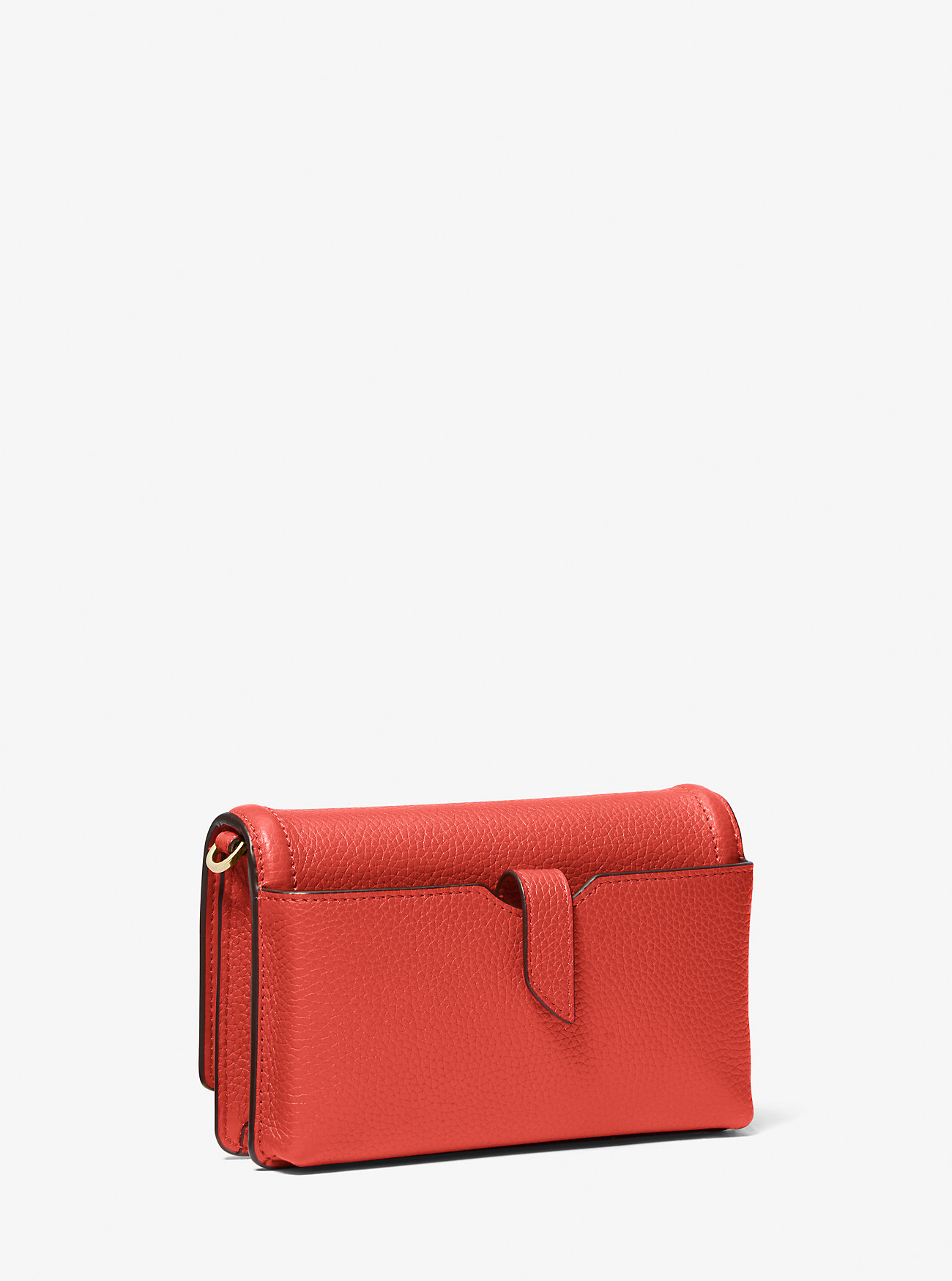 Jet Set Small Pebbled Leather Smartphone Convertible Crossbody Bag