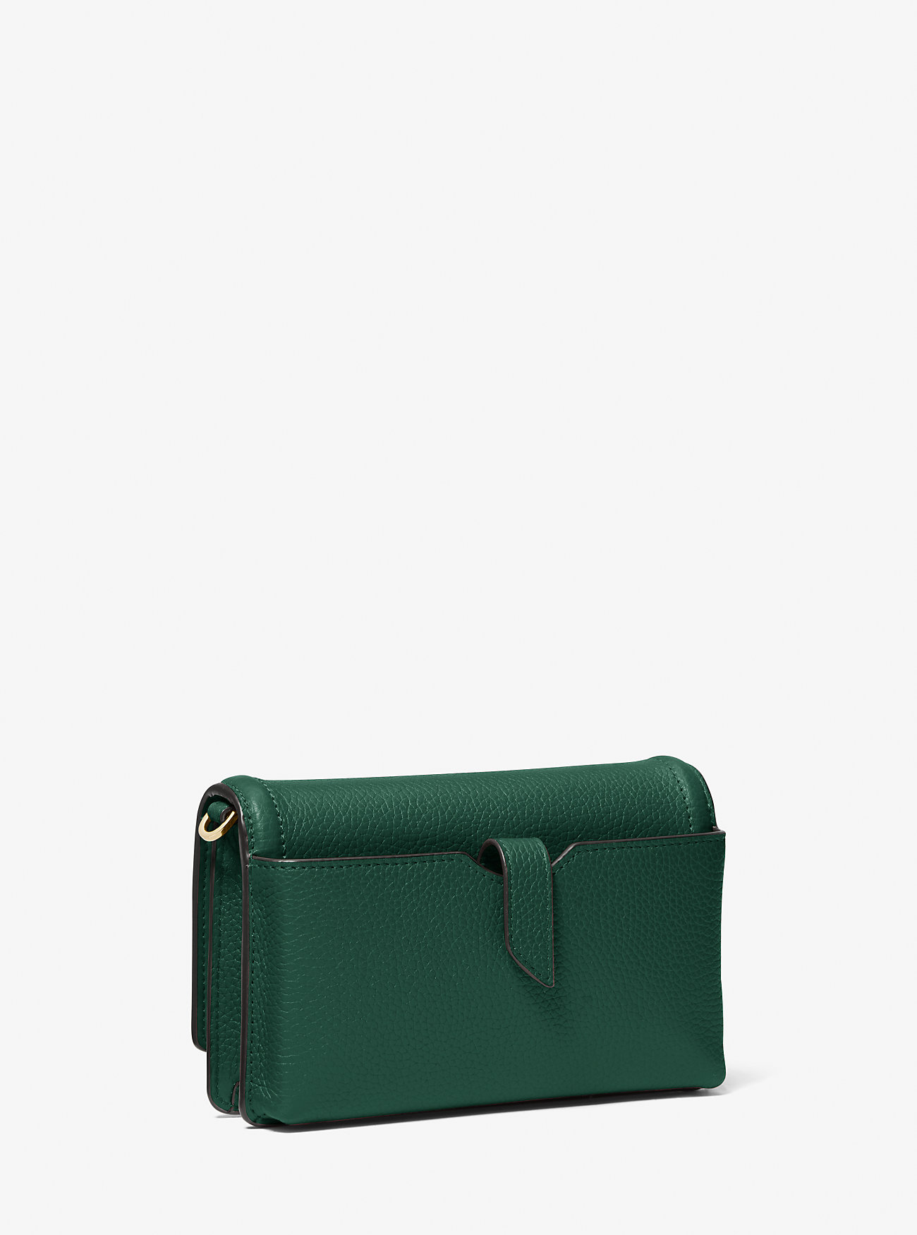 Jet Set Small Pebbled Leather Smartphone Convertible Crossbody Bag