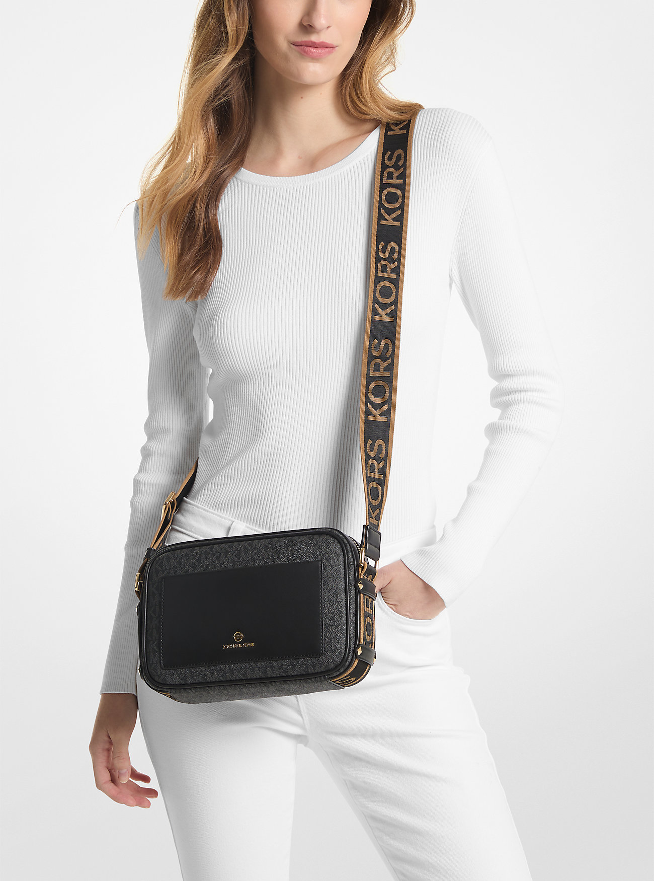 Maeve Large Logo Crossbody Bag