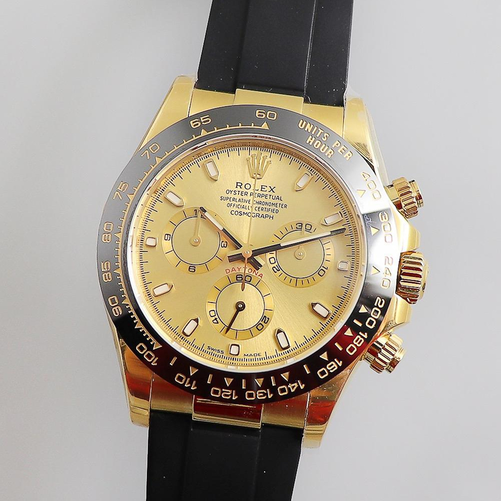 Daytona golden rubber style Multiple dial options 40mm