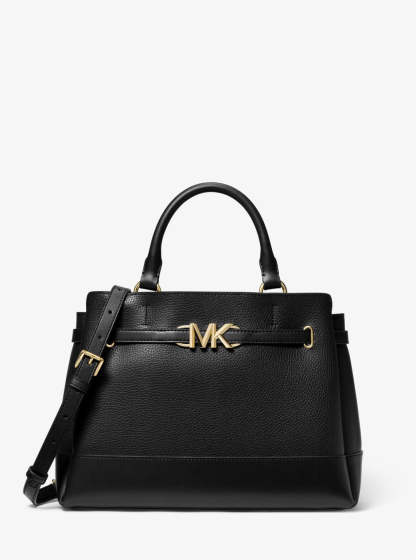 Reed Large Leather Belted Satchel