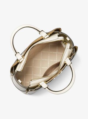 Reed Large Leather Belted Satchel