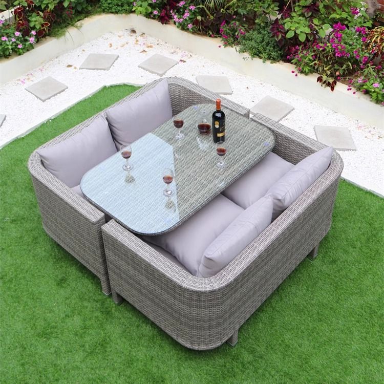 2-Piece Double Chair Set with Cushions & Table Cover — Flash Sale, Limited Units