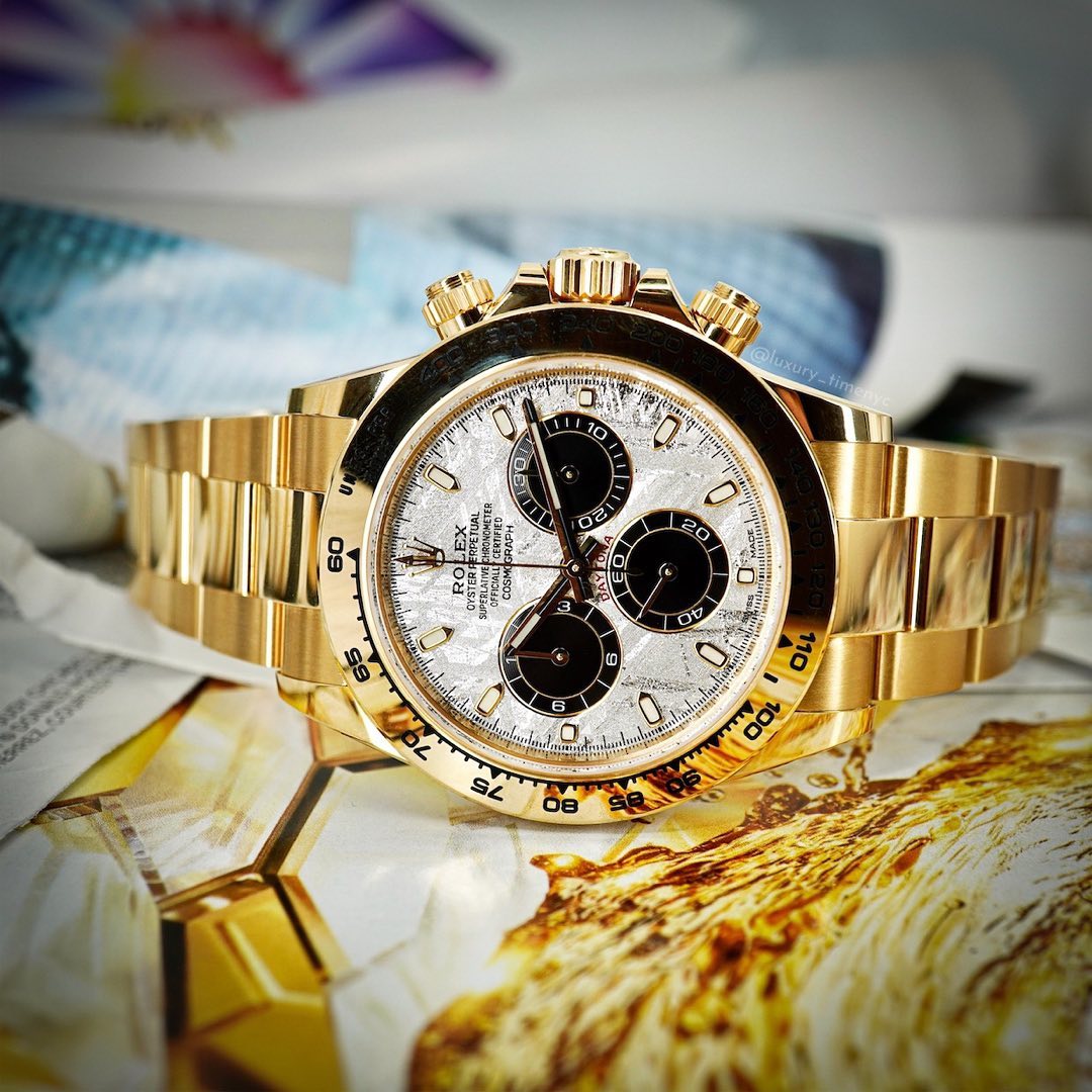 Rothtlex Cosmograph Daytona Yellow Gold Meteorite 116508-0015