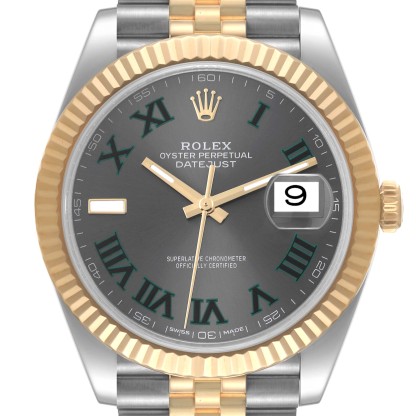 Rolthtex Datejust 41 Oystersteel and yellow gold Wimbledon - M126333-0020/126333-0019 Brand Unworn