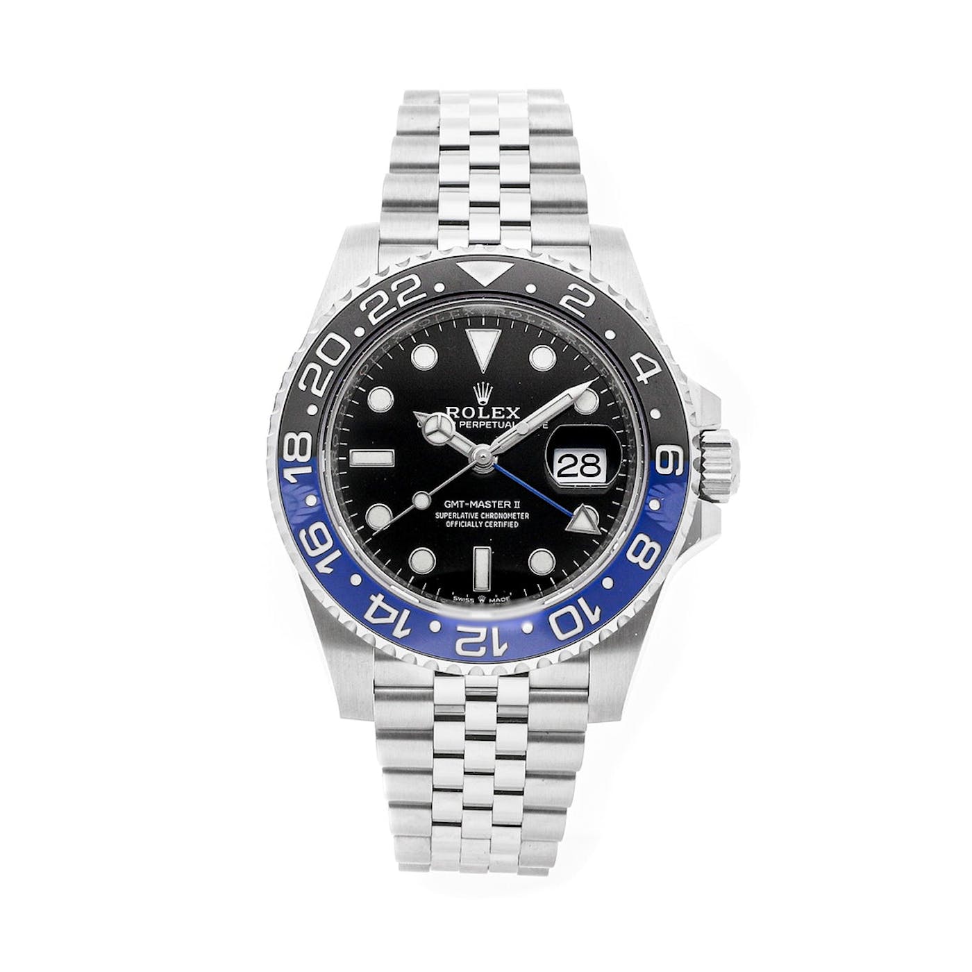 GMT-Master II 126710BLRO 'Pepsi' Stainless Steel Black Dial Jubilee