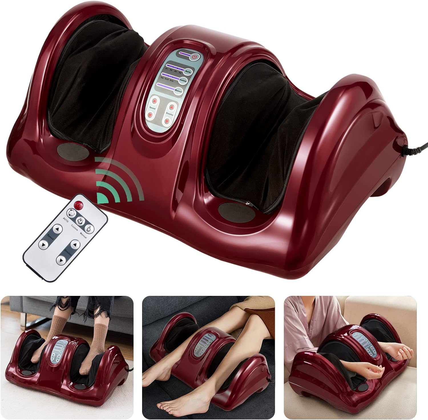MedicPure Shiatsu Foot & Leg Deep Tissue Massager