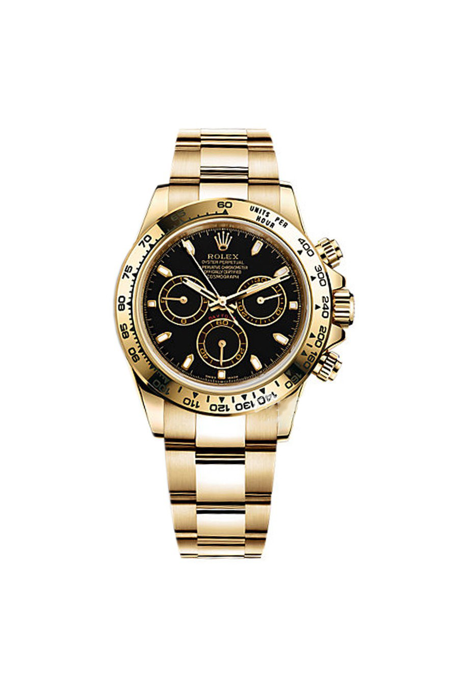 NEW Cosmograph Daytona Yellow Gold Green Dial Mens Watch 116508