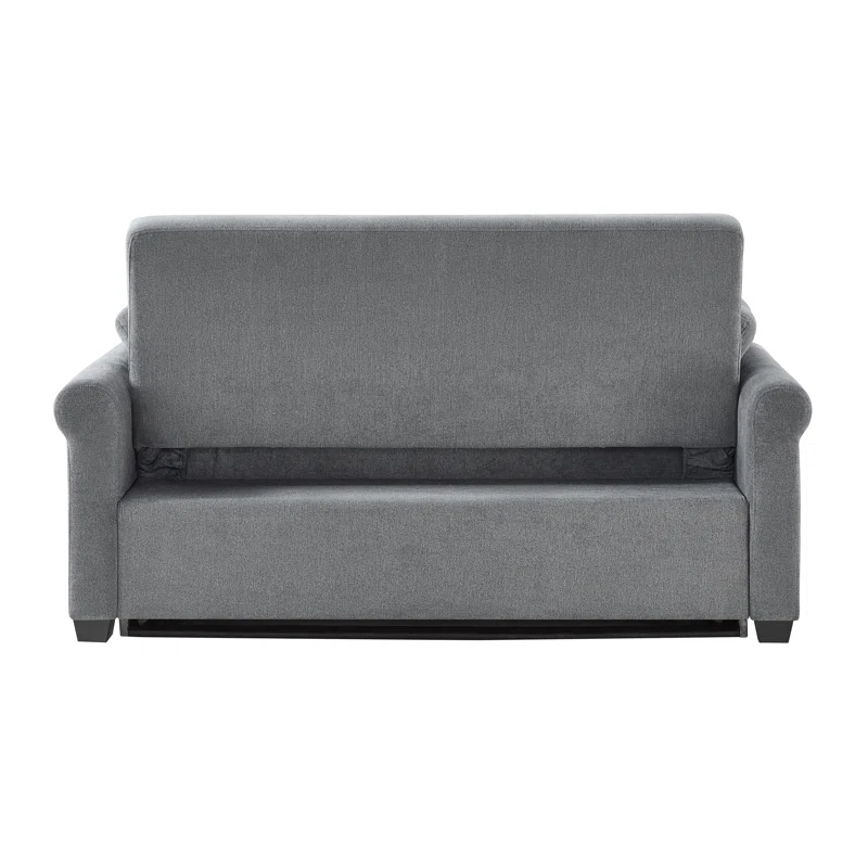 Serta Sabrina 72.6'' Queen Rolled Arm Tufted Back Convertible Sleeper Sofa with Cushions
