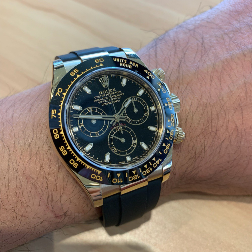Daytona golden rubber style Multiple dial options 40mm