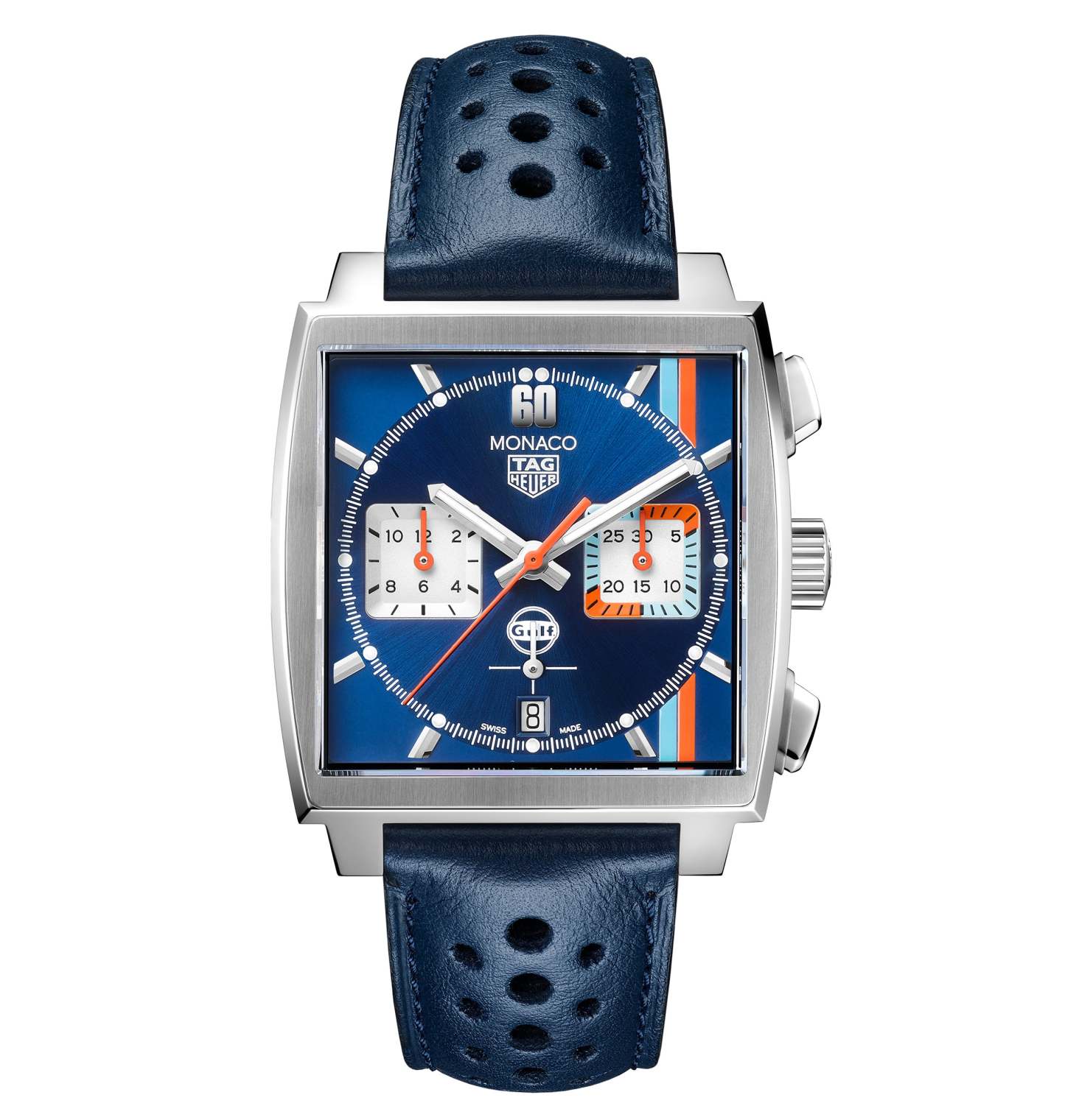 TAthtG Hethtuer Men's Monaco X Gulf Iconic Watch