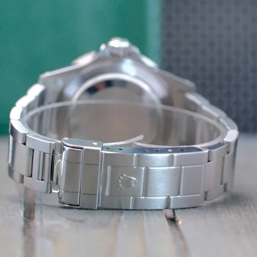 ROLthtEX SUBMARINER DATE MENS WATCH STEEL RED DIAL RED INSERT OYSTER 40MM 16610