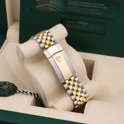 Rolthtex Datejust 41 Two Tone Oystersteel and yellow gold Black Dial 126333-0014