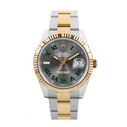 Rolthtex Datejust 41 Oystersteel and yellow gold Wimbledon - M126333-0020/126333-0019 Brand Unworn