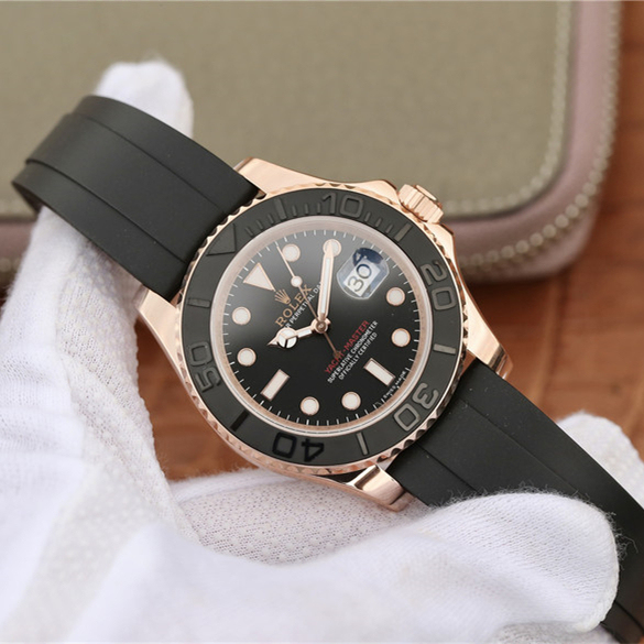 Yacht-Master Rose Gold Black Ceramic Bezel 40mm