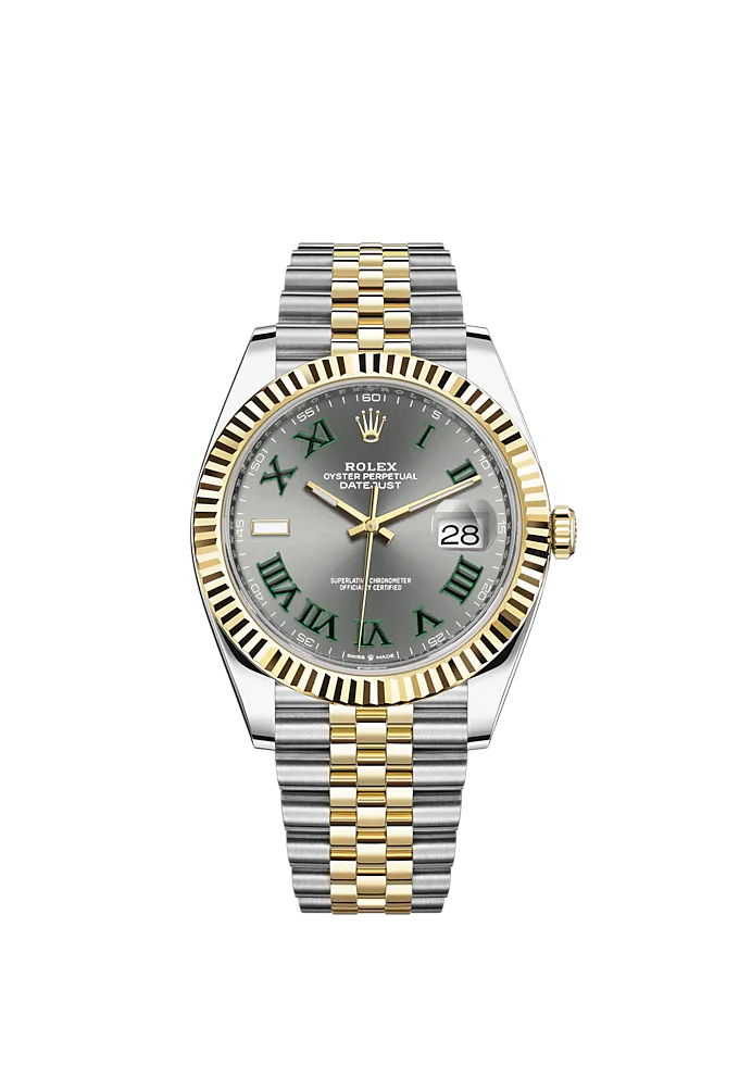 Rolthtex Datejust 41 Oystersteel and yellow gold Wimbledon - M126333-0020/126333-0019 Brand Unworn