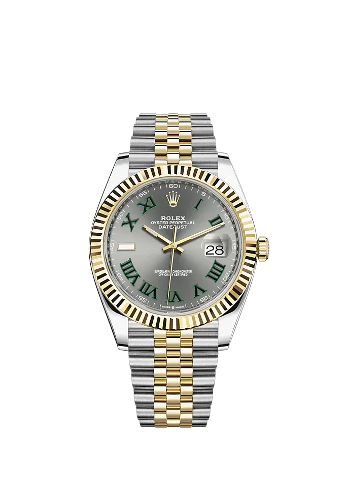 Rolthtex Datejust 41 Oystersteel and yellow gold Wimbledon - M126333-0020/126333-0019 Brand Unworn