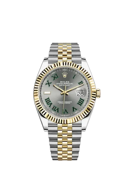 Rolthtex Datejust 41 Oystersteel and yellow gold Wimbledon - M126333-0020/126333-0019 Brand Unworn