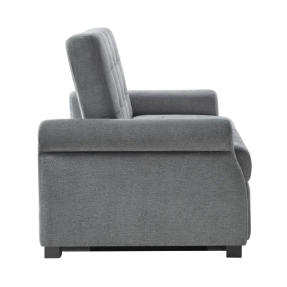 Serta Sabrina 72.6'' Queen Rolled Arm Tufted Back Convertible Sleeper Sofa with Cushions