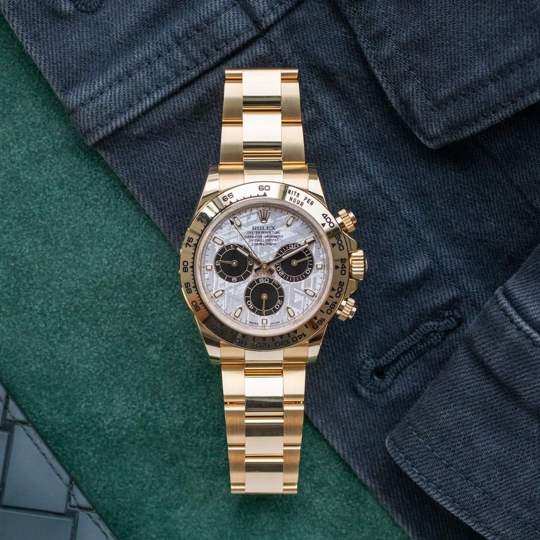 Rothtlex Cosmograph Daytona Yellow Gold Meteorite 116508-0015