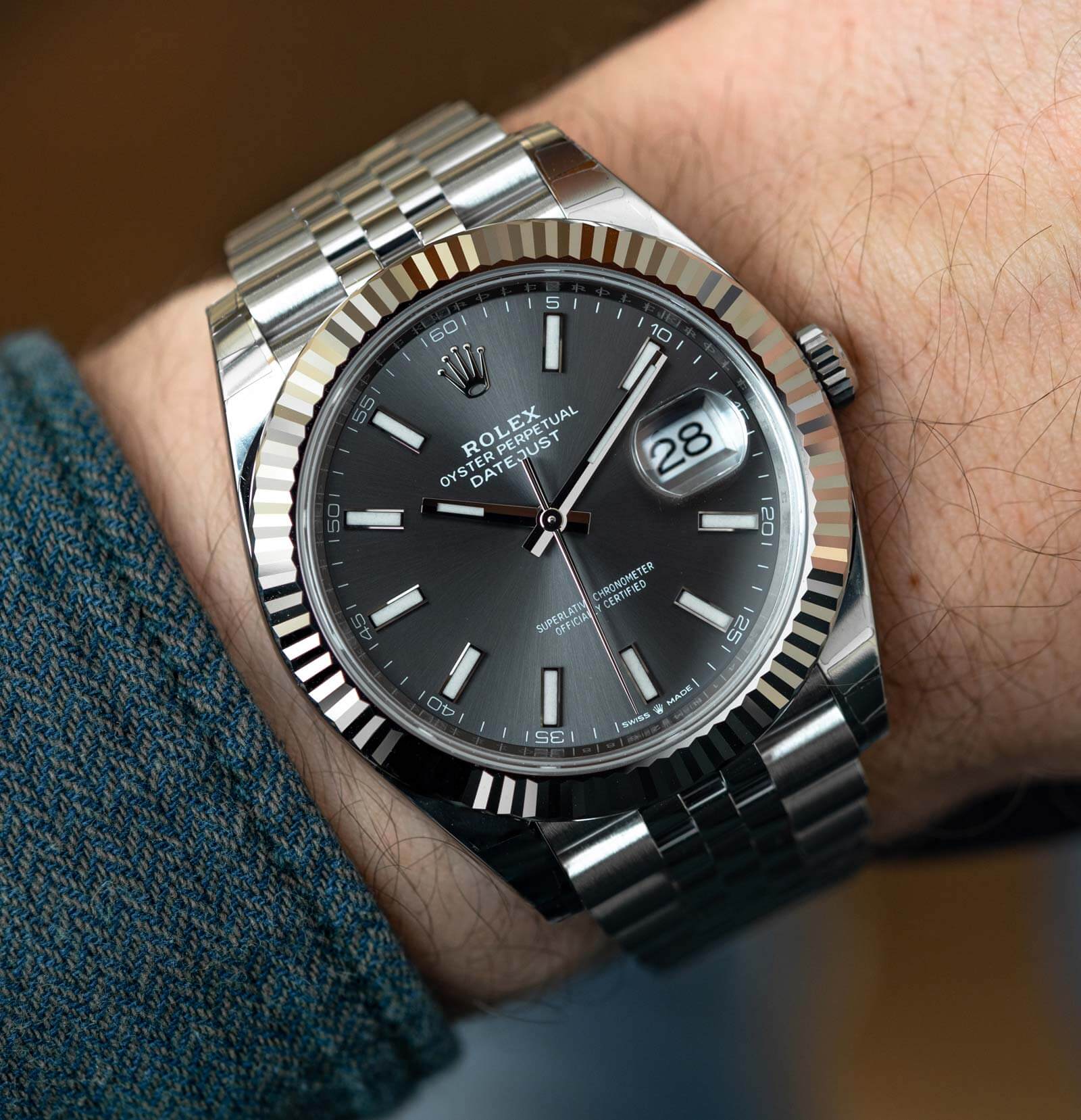 Rolthtex Datejust 41 Oystersteel and white gold M126334-0014