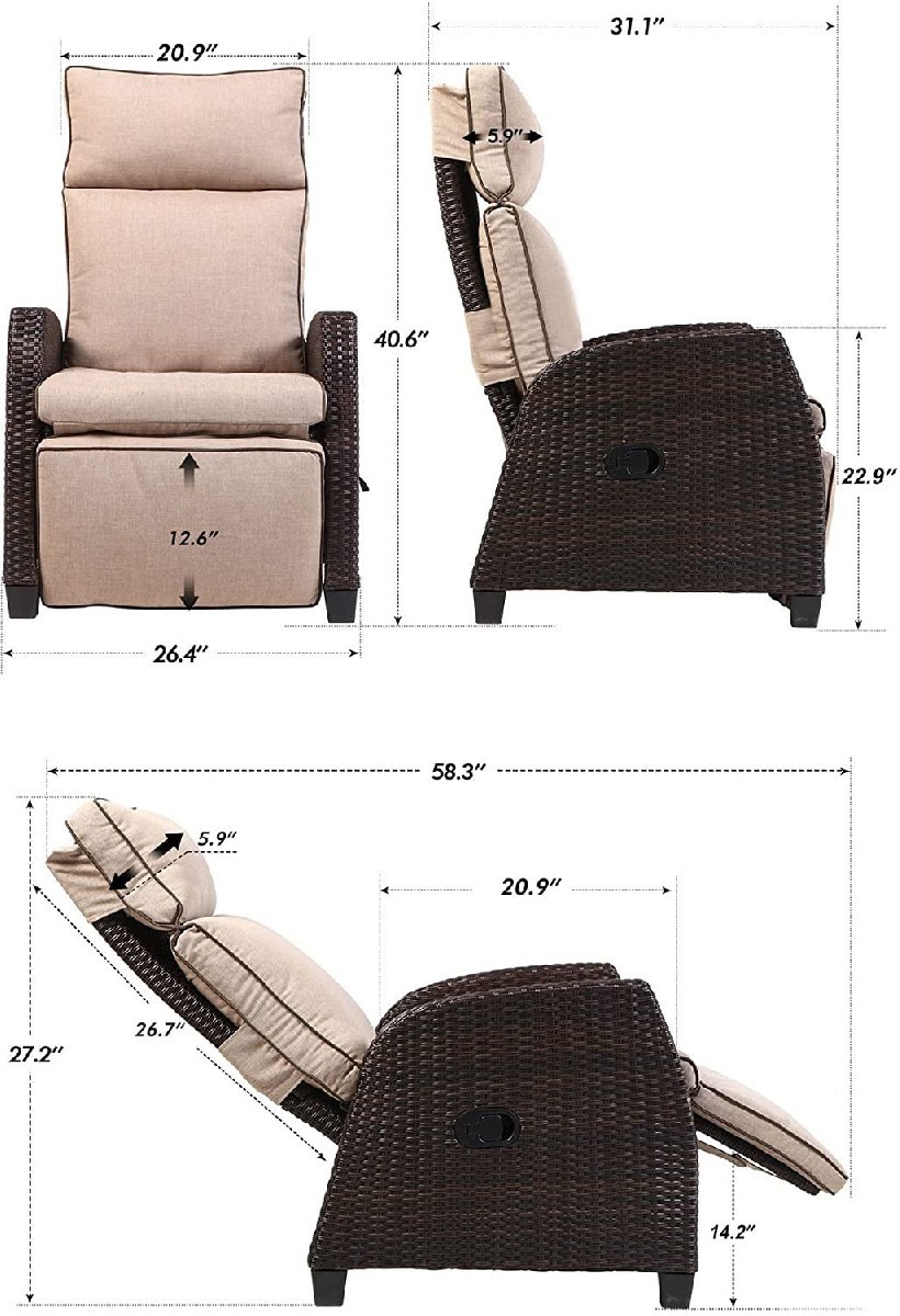 🔥The Weatherproof Outdoor Recliner