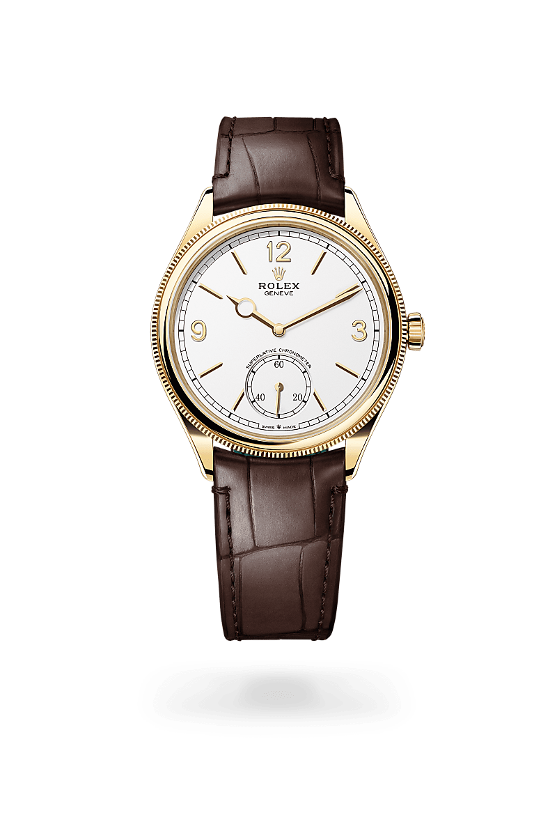 Rothtlex  1908 39 mm, 18 ct yellow gold, polished finish