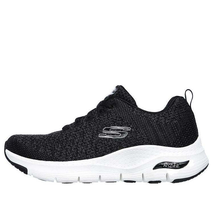 (WMNS) Skecththers Arch Fit-Infinite Adventure 'Black White' 149058-BK