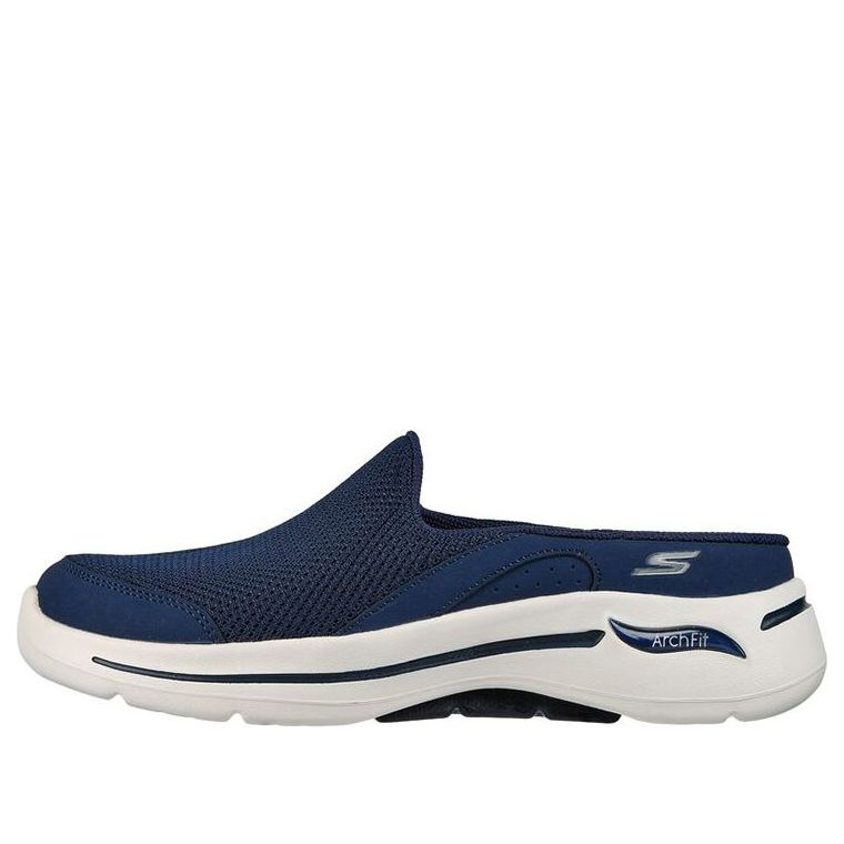(WMNS) Skecththers Go Walk Casual Navy Blue 124481-NVW