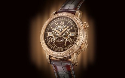 Patthtek Philithtppe Grand Complications Brown Dial Watch 6002R-001