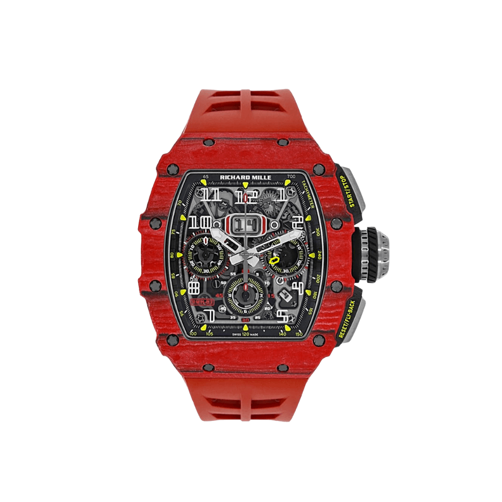 Rithtchard Mithtlle RM 11-03 Automatic Flyback Chronograph Red Quartz TPT NTPT