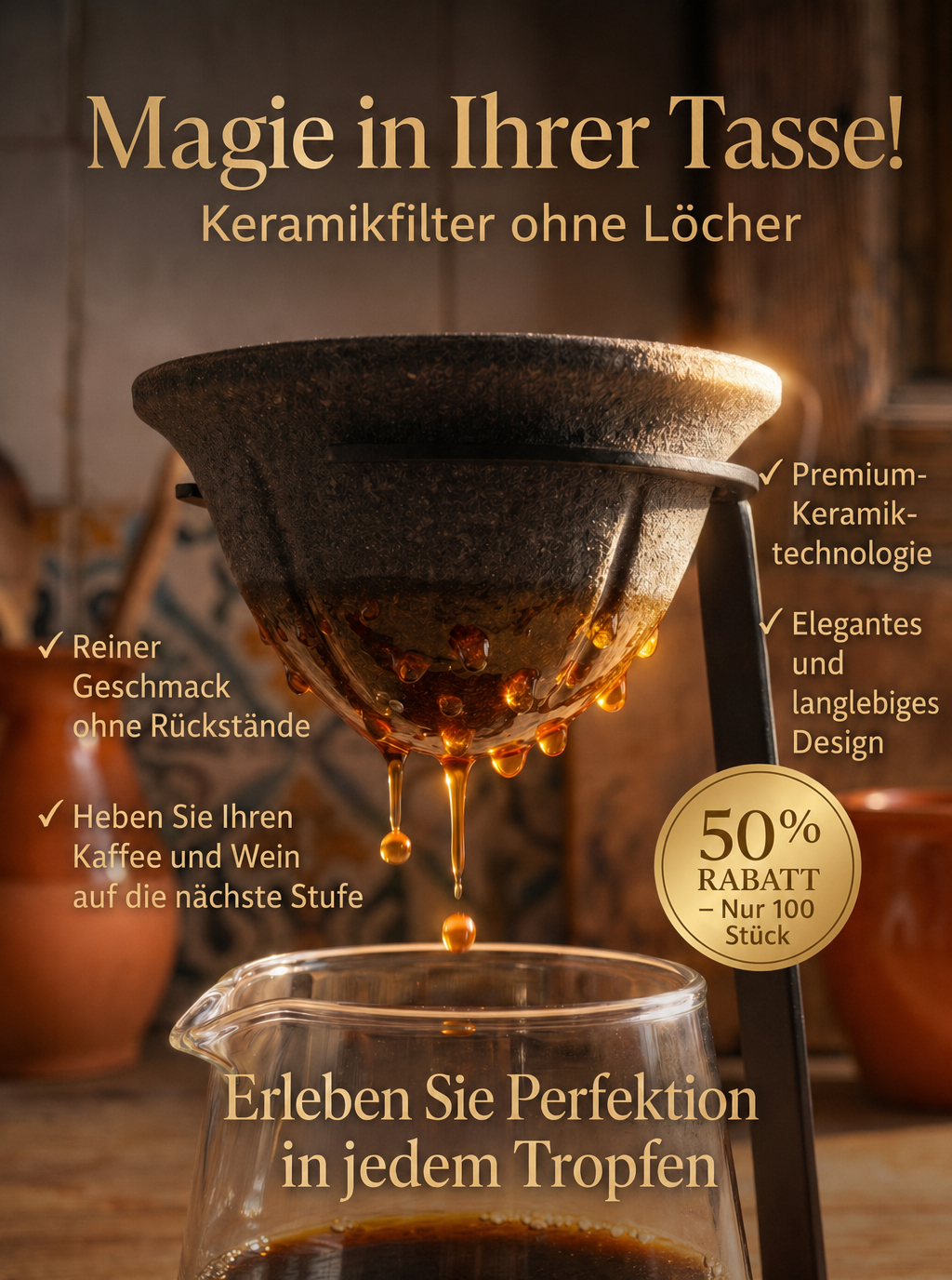 [Empfehlung des Teemeisters] Hochwertiges Teesieb ohne Löcher
