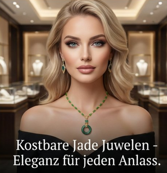 【Die energetische Jade-Halskette】Aktivieren Sie Ihr Charisma in 3 Sekunden. Limitiert auf 188 Stück
