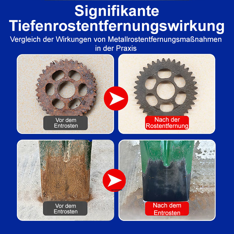 3 Sekunden Rostentferner Spray, kein Schleifen nötig, 50 Jahre Langzeitschutz