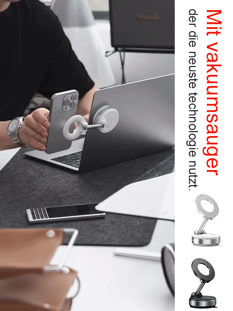 [Stabiler Saugnapfboden]Variabel klappbarer Magnetständer