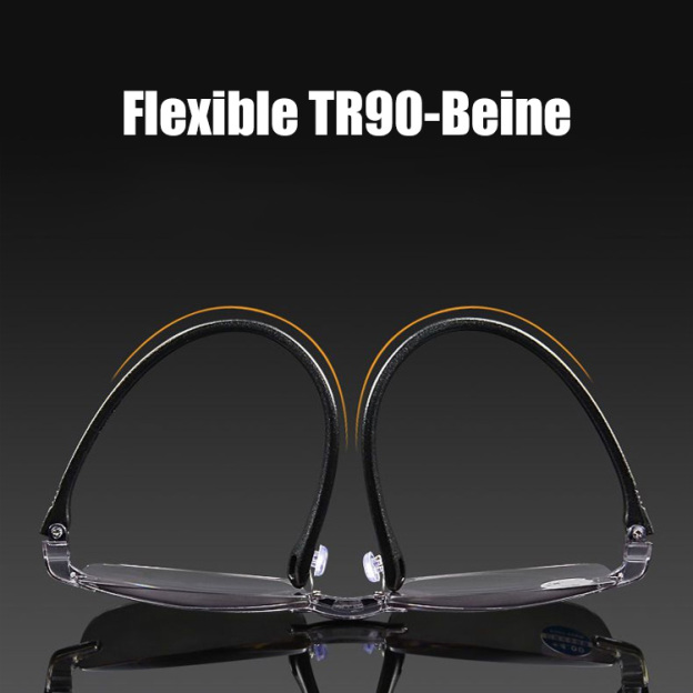 Rahmenlose Lesebrille Klar/Modisch/Komfortabel