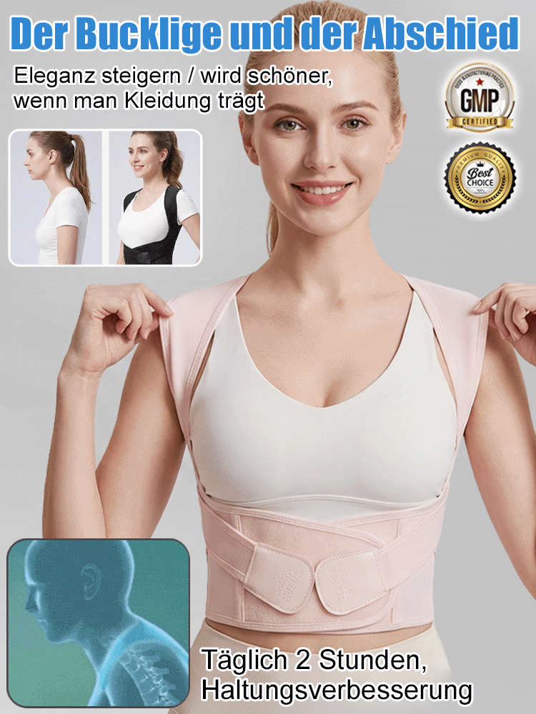 Medizinischer professioneller Korrekturgürtel: Einteiliges unsichtbares Stützkorsett für die Taille