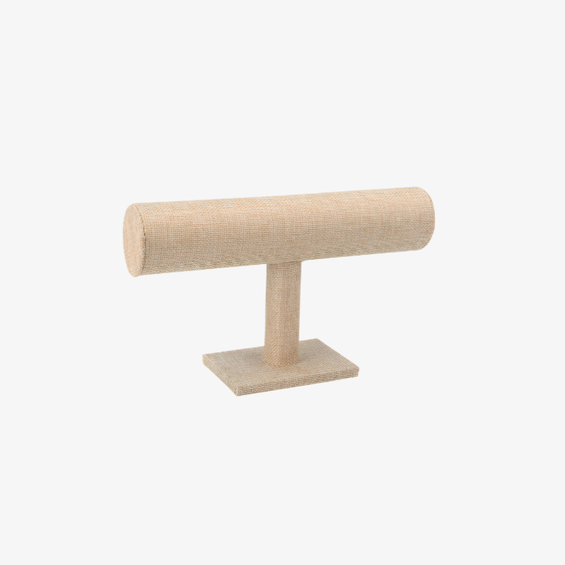 Expositor de pulseras de una sola capa, material de terciopelo, soporte de exhibición para relojes