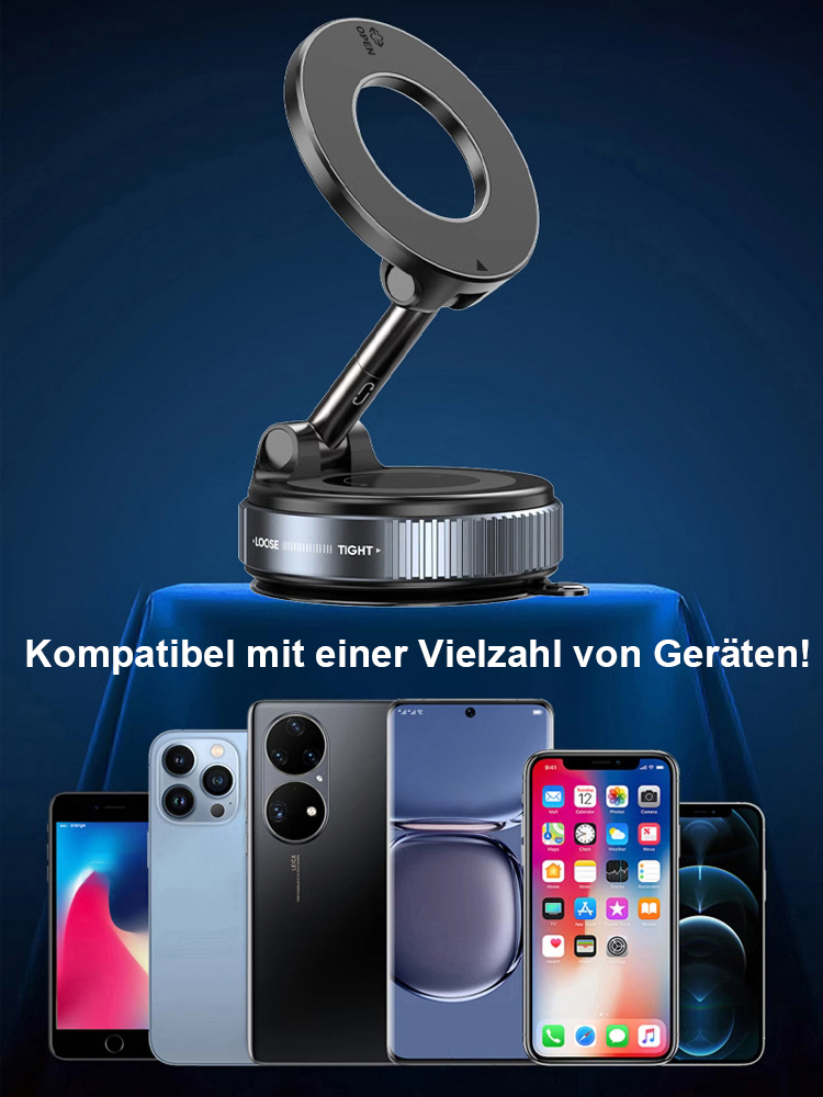 [Stabiler Saugnapfboden]Variabel klappbarer Magnetständer