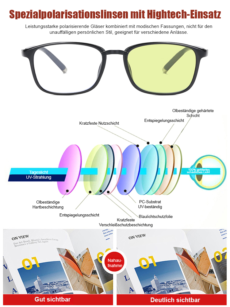 High-Tech Automatische Fokussierung Lesebrille