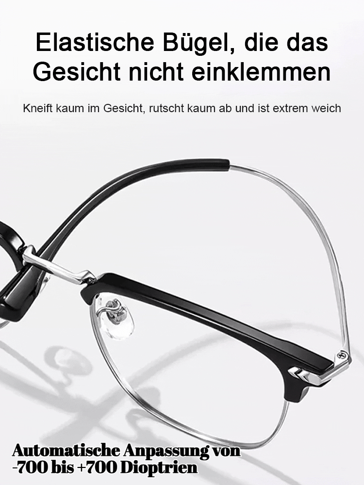 Automatische Zoom-Brauenhalter Blaulichtfilter Lesebrille