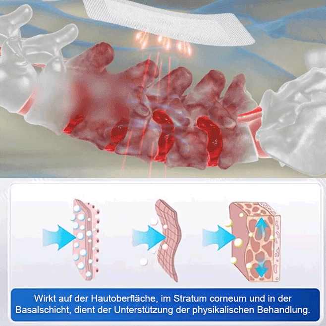 Voll wirksamer Hals- und Schulterbeintherapie