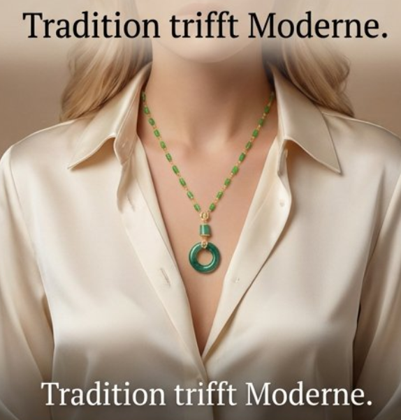 【Die energetische Jade-Halskette】Aktivieren Sie Ihr Charisma in 3 Sekunden. Limitiert auf 188 Stück