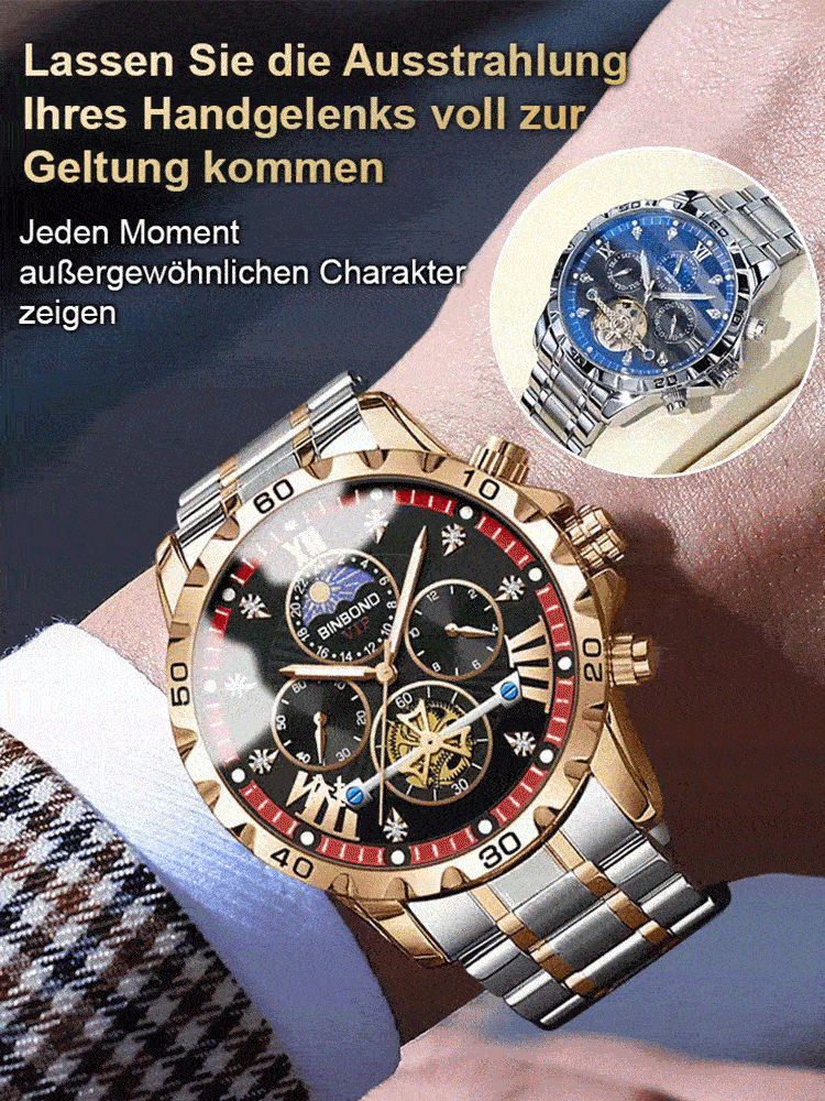 Tourbillon-Uhrwerk ✨ Strenge Kalibrierung über 1200 Stunden. Chronometer-genaue Präzision.