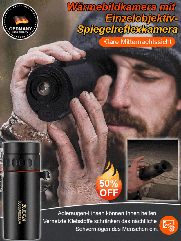 German Tech Wärmebildmonokular Nachtsicht