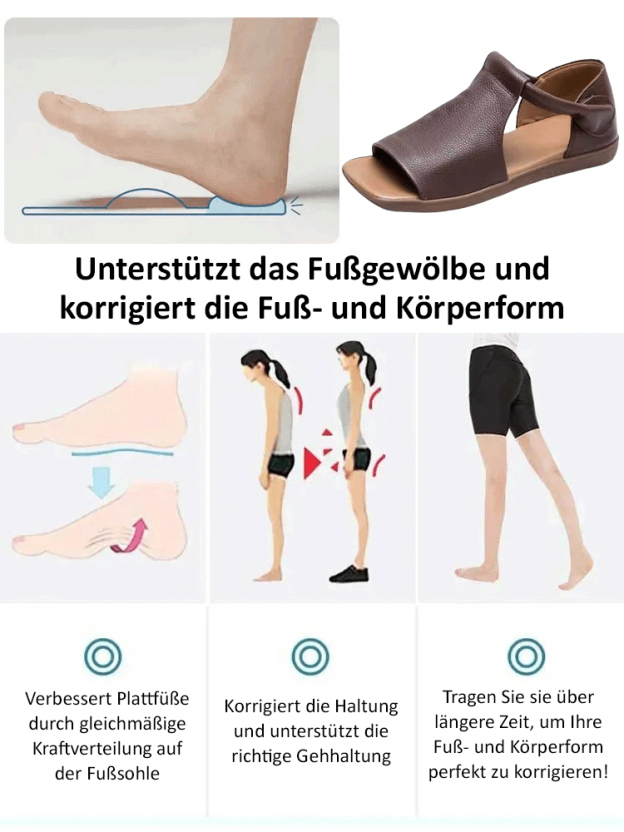 Handgefertigte Sandalen aus reinem Rindsleder